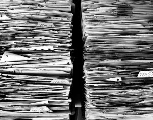 Bureaucracy - the heap of files is huge 