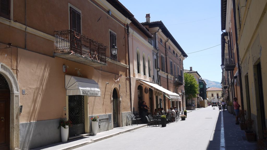 The empty streets of Norcia